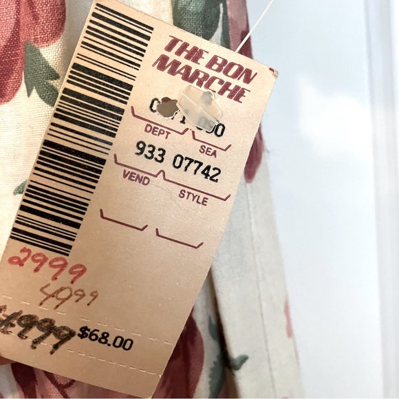 NWT Deadstock Summer Dress Bon Marche - Picture 3 of 7